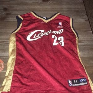 Lebron”s first NBA jersey, Cleveland Cavaliers 23.